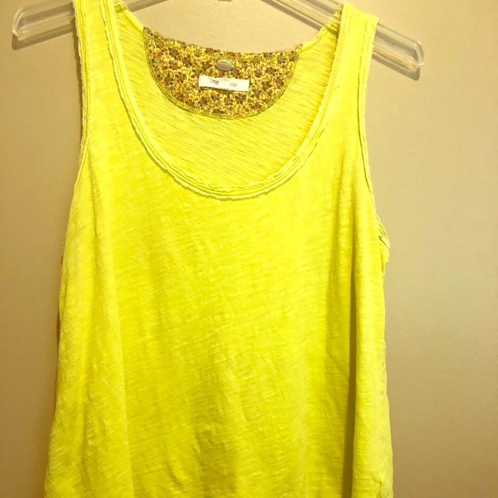Yellow Pure Good Tank from Anthropologie
